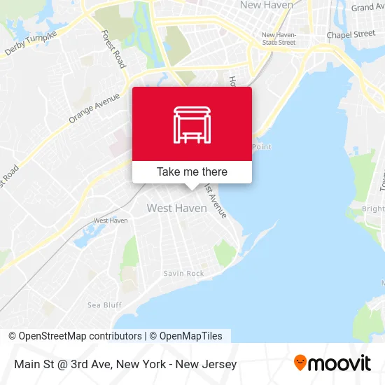 Main St @ 3rd Ave map