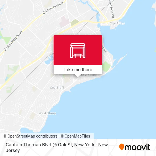 Captain Thomas Blvd @ Oak St map