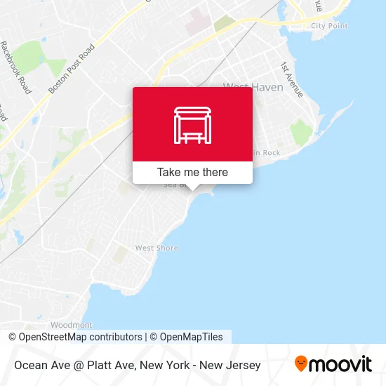 Ocean Ave @ Platt Ave map