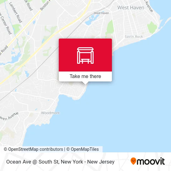 Ocean Ave @ South St map