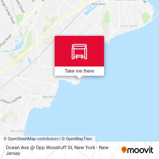 Ocean Ave @ Opp Woodruff St map
