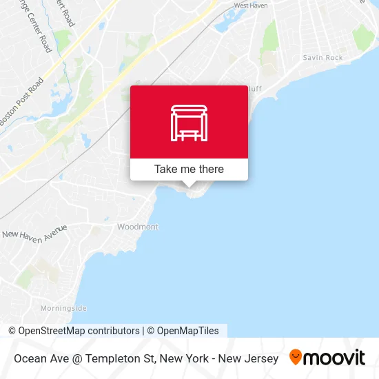 Ocean Ave @ Templeton St map