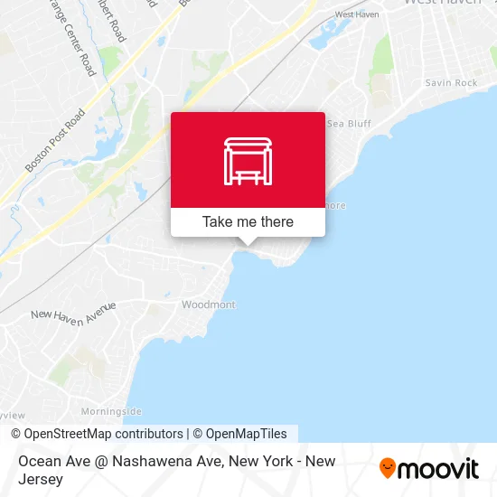 Ocean Ave @ Nashawena Ave map