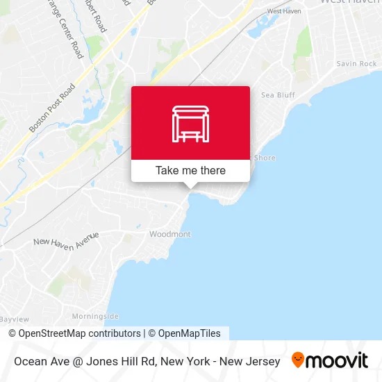 Ocean Ave @ Jones Hill Rd map