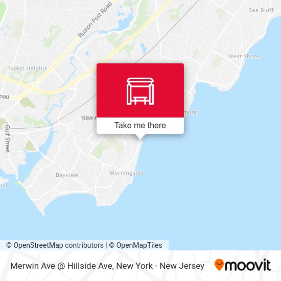 Merwin Ave @ Hillside Ave map