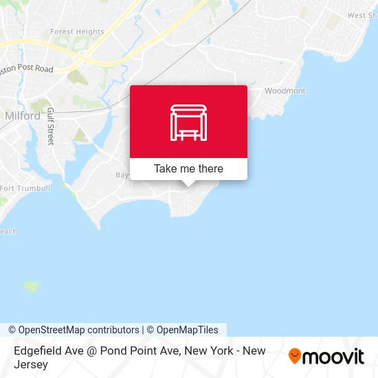 Edgefield Ave @ Pond Point Ave map