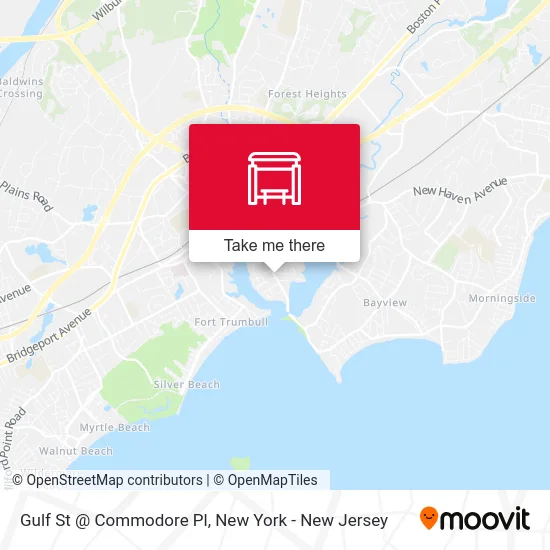 Gulf St @ Commodore Pl map