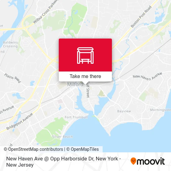 New Haven Ave @ Opp Harborside Dr map
