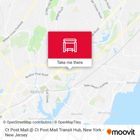Ct Post Mall @ Ct Post Mall Transit Hub map