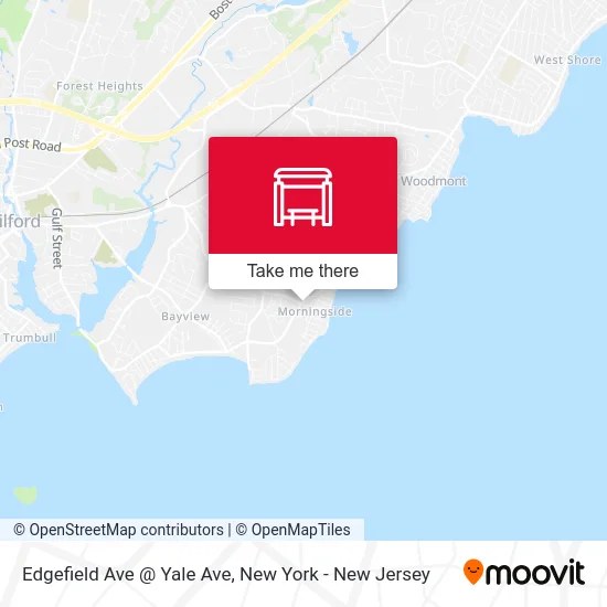 Edgefield Ave @ Yale Ave map