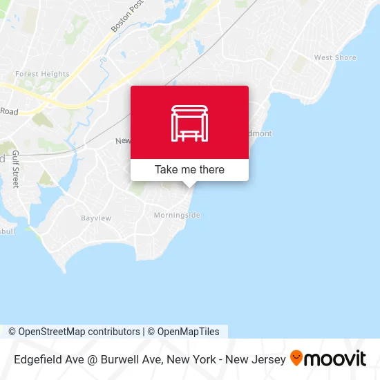 Edgefield Ave @ Burwell Ave map