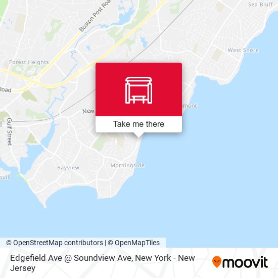 Mapa de Edgefield Ave @ Soundview Ave