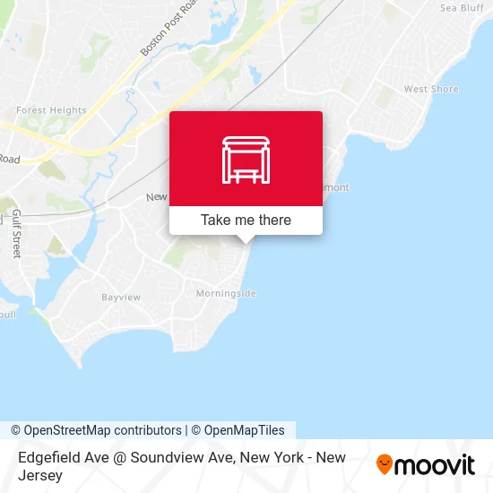 Edgefield Ave @ Soundview Ave map