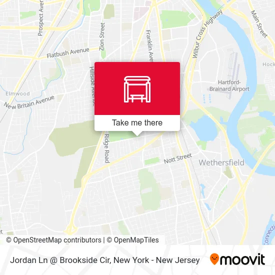 Jordan Ln @ Brookside Cir map