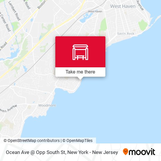 Mapa de Ocean Ave @ Opp South St