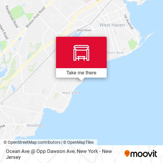 Mapa de Ocean Ave @ Opp Dawson Ave