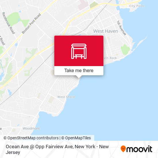 Mapa de Ocean Ave @ Opp Fairview Ave