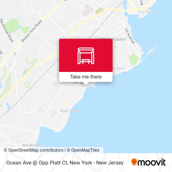 Ocean Ave @ Opp Platt Ct map