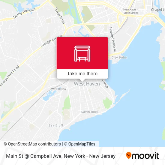 Main St @ Campbell Ave map