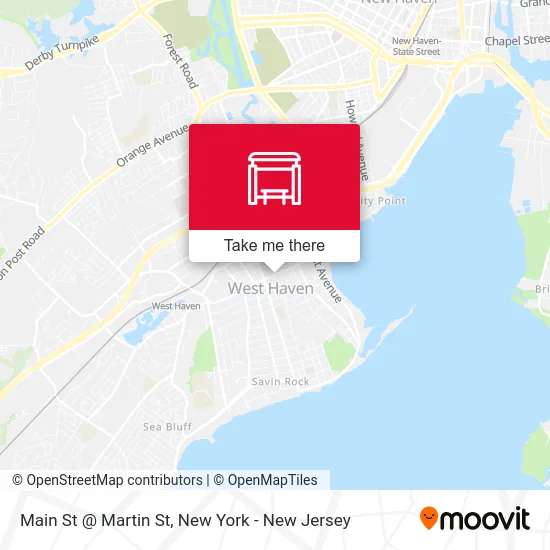 Main St @ Martin St map