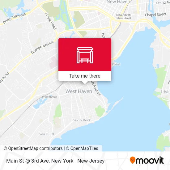 Main St @ 3rd Ave map