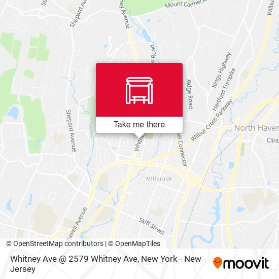 Whitney Ave @ 2579 Whitney Ave map