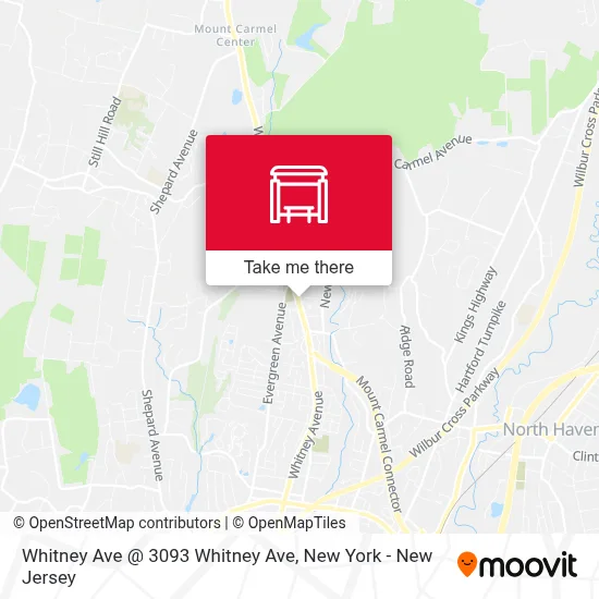 Whitney Ave @ 3093 Whitney Ave map