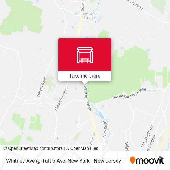 Whitney Ave @ Tuttle Ave map