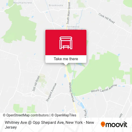 Whitney Ave @ Opp Shepard Ave map