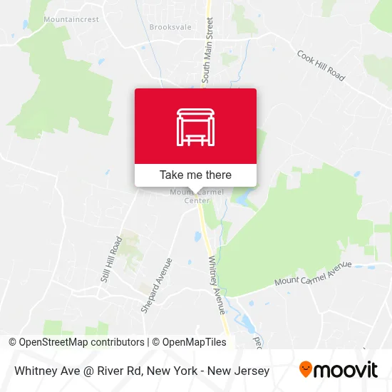 Whitney Ave @ River Rd map