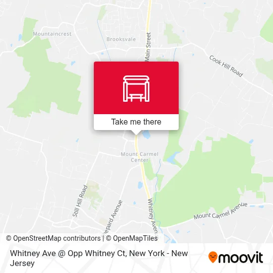 Whitney Ave @ Opp Whitney Ct map