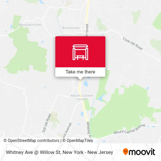 Whitney Ave @ Willow St map