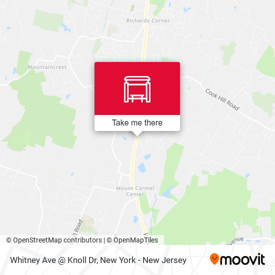 Mapa de Whitney Ave @ Knoll Dr