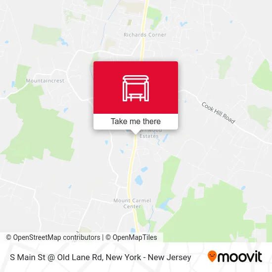 S Main St @ Old Lane Rd map