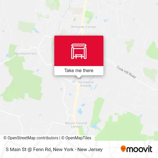 S Main St @ Fenn Rd map