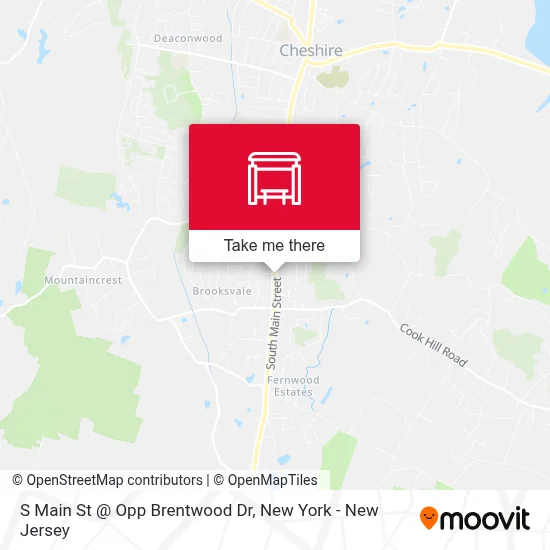 S Main St @ Opp Brentwood Dr map
