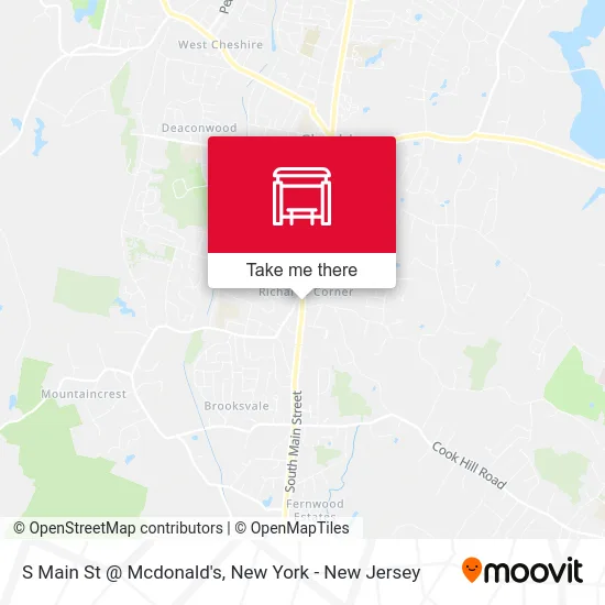 S Main St @ Mcdonald's map