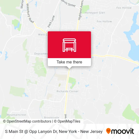 S Main St @ Opp Lanyon Dr map