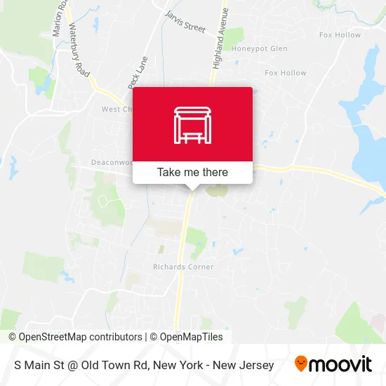 S Main St @ Old Town Rd map