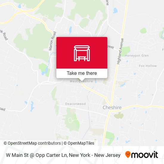 Mapa de W Main St @ Opp Carter Ln
