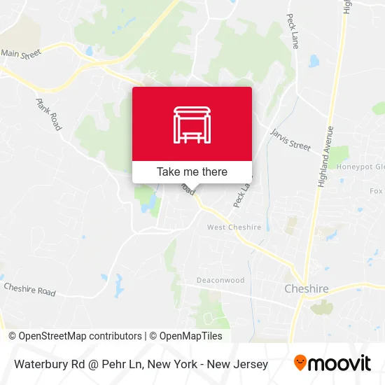 Waterbury Rd @ Pehr Ln map