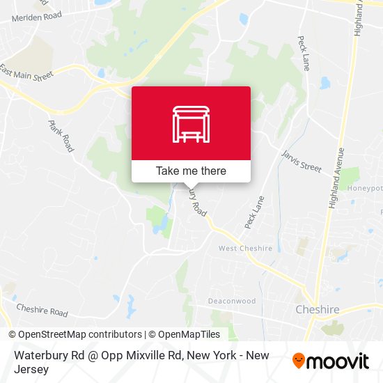 Mapa de Waterbury Rd @ Opp Mixville Rd