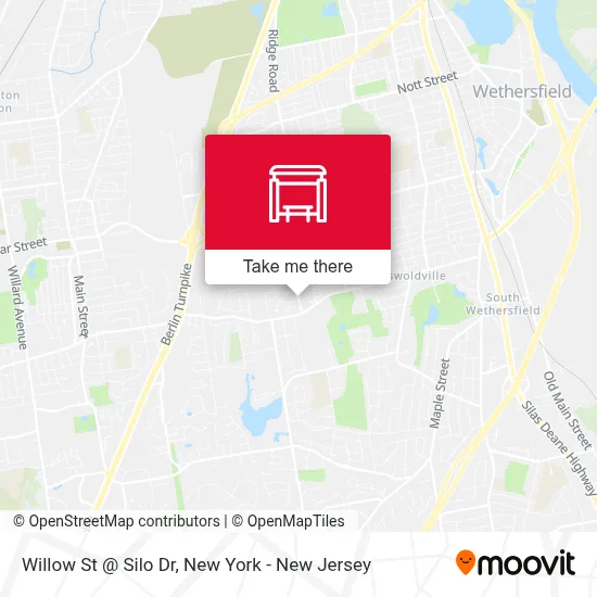 Willow St @ Silo Dr map