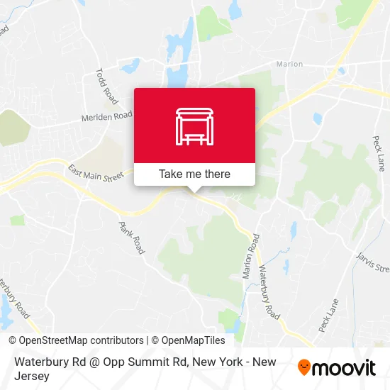 Waterbury Rd @ Opp Summit Rd map