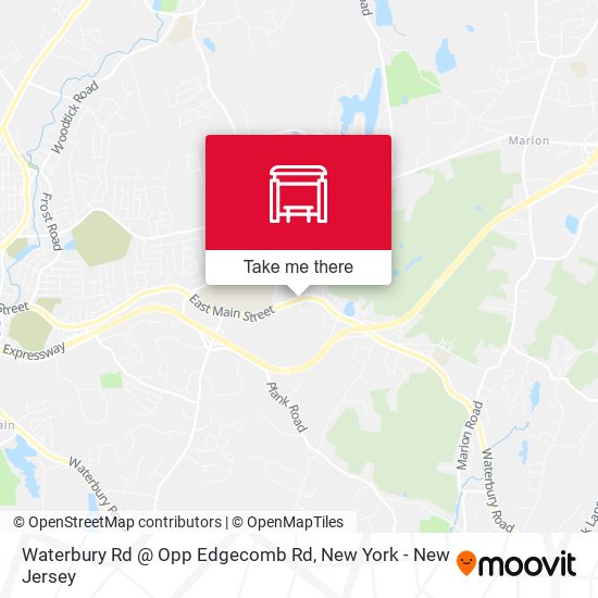 Mapa de Waterbury Rd @ Opp Edgecomb Rd