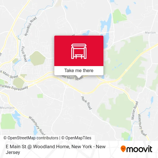 E Main St @ Woodland Home map