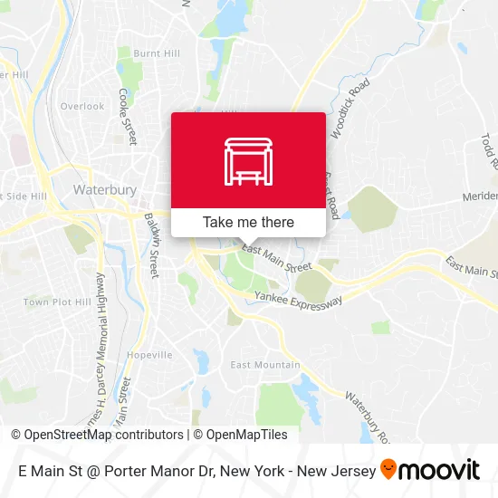 E Main St @ Porter Manor Dr map