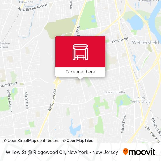 Mapa de Willow St @ Ridgewood Cir