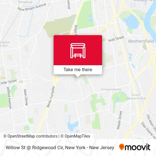 Willow St @ Ridgewood Cir map