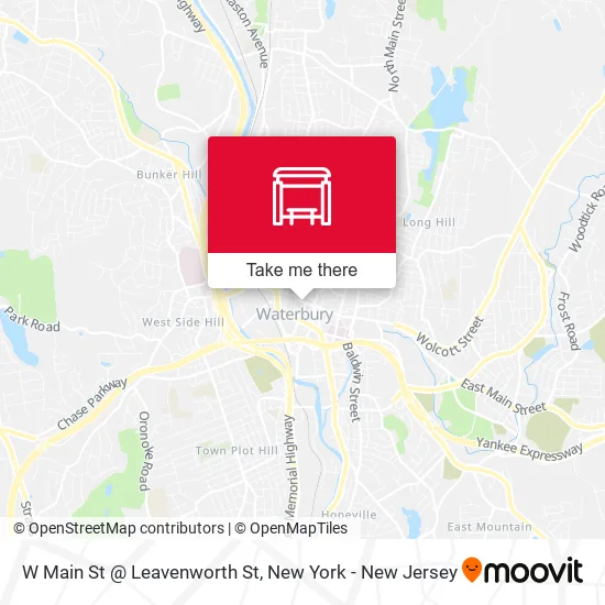 Mapa de W Main St @ Leavenworth St